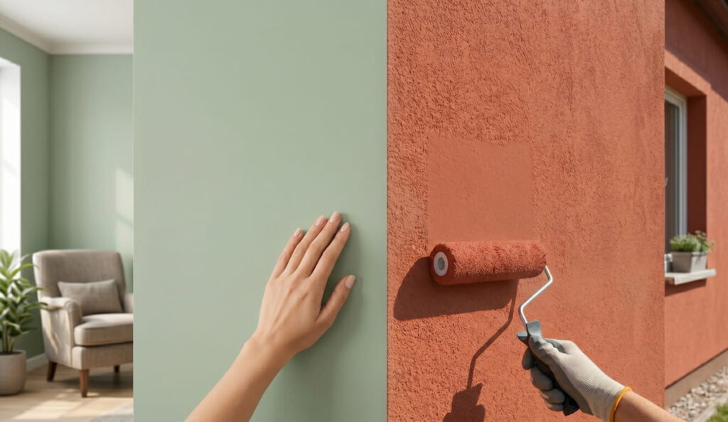 pinturas de interior y exterior